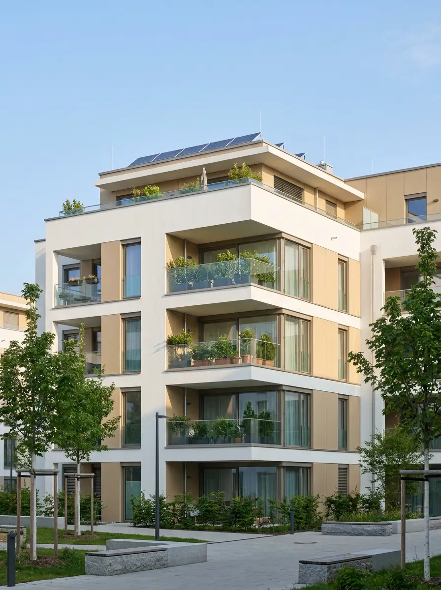 Neubau eines Wohnparks in Wien Donaustadt